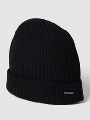 Beanie mit Label-Applikation Modell 'FRANCIS' von JOOP! Collection Schwarz - 40