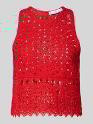 Häkeltop mit Rundhalsausschnitt Modell 'KLEES' von Mango - 8