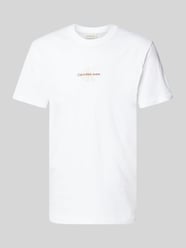 T-Shirt mit Rundhalsausschnitt und Label-Stitching von Calvin Klein Jeans - 19