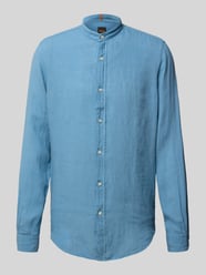Regular Fit Leinenhemd mit Stehkragen Modell 'Race' von BOSS Orange - 10