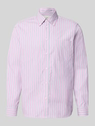 Regular Fit Freizeithemd mit Button-Down-Kragen Modell 'Kent' von Les Deux - 7