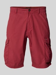 Loose Fit Cargoshorts mit Logo-Stitching Modell 'NOTO 2.0' von Napapijri Bordeaux - 10