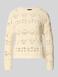 Strickpullover mit Rundhalsausschnitt von Oui - 41