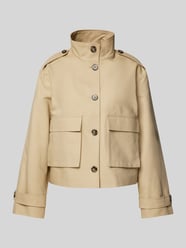 Jacke mit Stehkragen Modell 'Aubrea' von MSCH Copenhagen Beige - 4