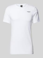 T-Shirt mit Label-Print von G-Star Raw Weiß - 7