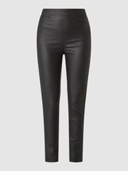 Leggings in Leder-Optik Modell 'Meggan' von Fransa Schwarz - 19