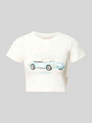 t-shirt o krótkim kroju z nadrukiem z motywem od ANOTHER COTTON LAB - 15