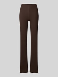 Flared Stoffhose mit elastischem Bund Modell 'Lyle' von OH APRIL - 42