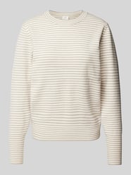 Gebreide pullover met ronde hals, model 'KAnala' van Kaffe Grijs / zwart - 7