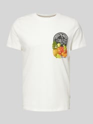 T-Shirt mit Motiv-Print von Blend Weiß - 8