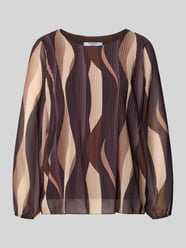 Bluse mit Plisseefalten Modell 'Re44ynaa' von ZABAIONE - 7