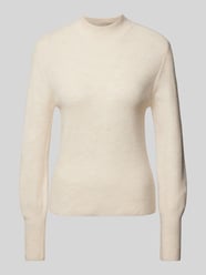 Regular Fit Strickpullover mit Ballonärmeln Modell 'PIPPA' von Vero Moda Beige - 47