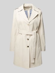 Trenchcoat mit Bindegürtel von Liu Jo White - 46