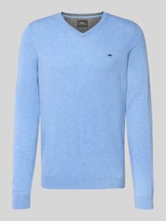 Regular Fit Pullover mit Kaschmir-Anteil Modell 'Merino' von Fynch-Hatton - 6