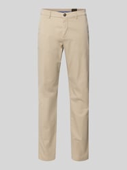 Spodnie o kroju slim fit z wpuszczanymi kieszeniami model 'Tybalt 5' od g1920 - 7