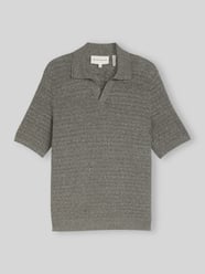 Koszulka polo z mieszanki bawełny i lnu, krój regular fit od Tom Tailor - 44