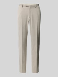 Slim Fit Stoffhose mit französischen Eingrifftaschen von MCNEAL Beige - 42