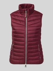 Bodywarmer met doorgestikte look van FUCHS SCHMITT Bordeaux - 3