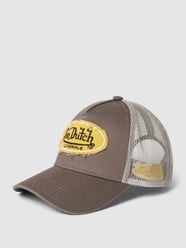 Trucker-pet met labelstitching van Von Dutch Grijs - 1