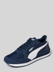 Sneaker mit Label-Print Modell 'Runner' von Puma Blau - 31