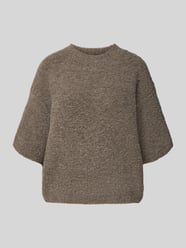 Strickpullover aus Leinen-Mix mit Alpaka-Anteil Modell 'ZOLLY' von American Vintage Beige - 6