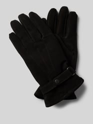 Lederhandschuhe mit Ziernähten von Barbour Schwarz - 20