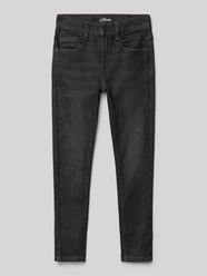 Slim Fit Jeans mit 5-Pocket-Design von s.Oliver RED LABEL Schwarz - 15