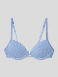 Beha met all-over motief van SANETTA Blauw / turquoise - 11