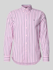 Regular Fit Freizeithemd aus reiner Baumwolle von Tommy Hilfiger Pink - 11