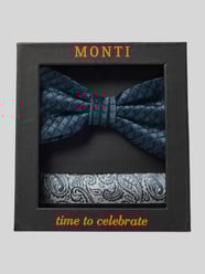 Strik en pochet in een set van pure zijde van Monti - 28