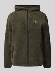 Sherpa Jacket mit Label-Patch von Tommy Jeans Grün - 12