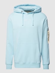 Hoodie mit Känguru-Tasche von Alpha Industries Blau - 19