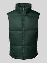 Bodywarmer met labelstitching van Pegador Groen - 2