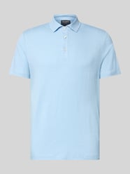 regular fit poloshirt van mix van linnen en elastaan van OLYMP Level 5 - 8