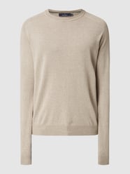 Pullover mit Leinen-Anteil von HECHTER PARIS Beige - 40