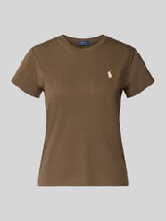 T-Shirt mit Label-Stitching von Polo Ralph Lauren - 38