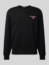 Sweatshirt mit Label-Stitching von Polo Sport Schwarz - 36