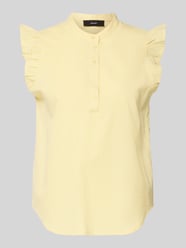 regular fit blouse van mix van katoen en linnen model 'SELMA' van VERO MODA - 45