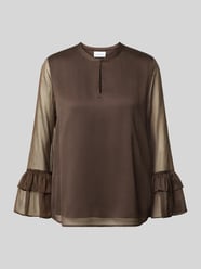 Bluse mit Volant-Ärmeln von COMMA - 4