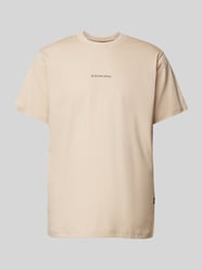 T-Shirt mit Label-Print von G-Star Raw Beige - 19