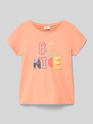 męski t-shirt o kroju regular fit z czystej bawełny od s.Oliver RED LABEL - 43