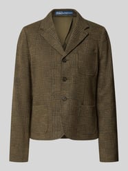 Regular fit longblazer van mix van katoen en wol van Polo Ralph Lauren - 4