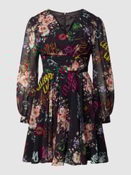 Cocktailkleid mit floralem Muster von Swing Schwarz - 21