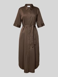 Hemdblusenkleid mit Bindegürtel von COMMA - 38