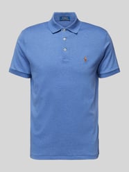 Poloshirt mit Label-Stitching von Polo Ralph Lauren Blau - 21