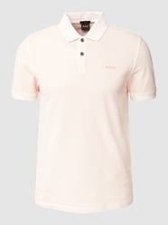 Poloshirt mit Label-Print Modell 'PRIME' von BOSS Orange Rosa - 21
