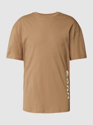 T-Shirt mit Label-Print von HUGO Braun - 31