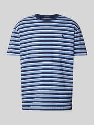 T-Shirt mit Label-Stitching von Polo Ralph Lauren Blau - 14