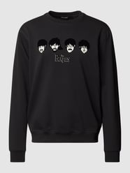 Sweatshirt mit Motiv-Print von Antony Morato Schwarz - 2