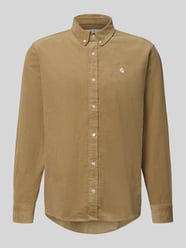 Regular Fit Freizeithemd aus Cord mit Button-Down-Kragen von Carhartt Work In Progress Beige - 6
